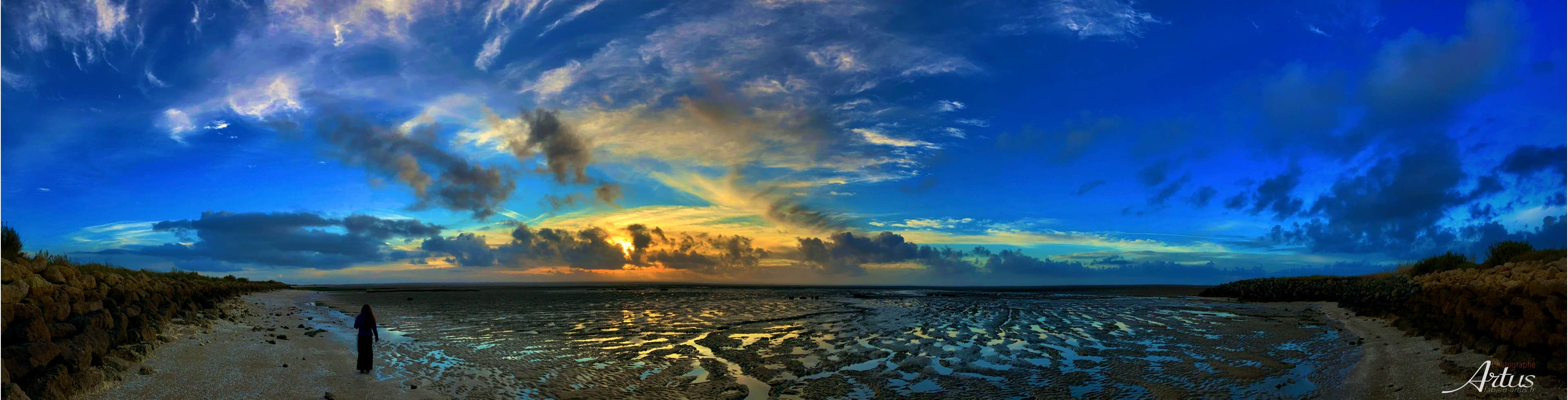 Plage Saint Froult à 180 degrés 